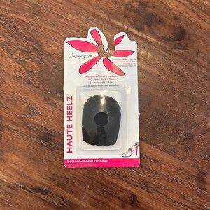Haute Heelz Black Bottom-of-Heel Cushions